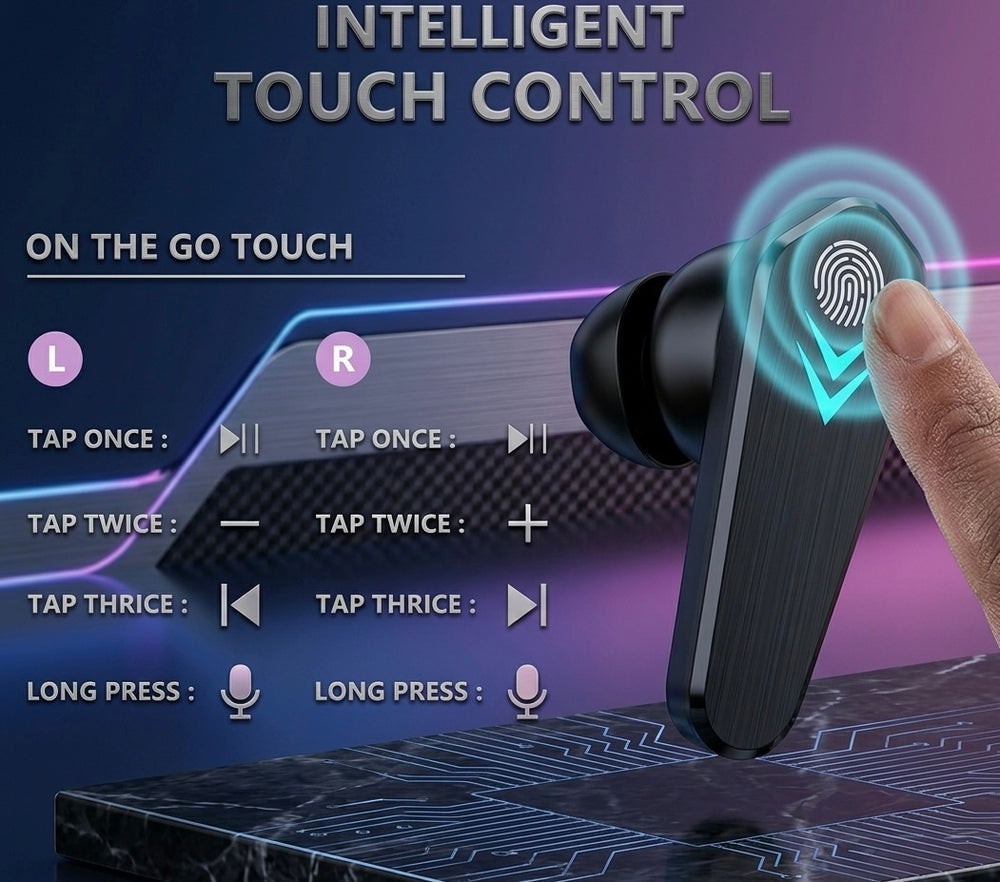 X15 Phantom Elite – Premium Wireless Gaming Earbuds