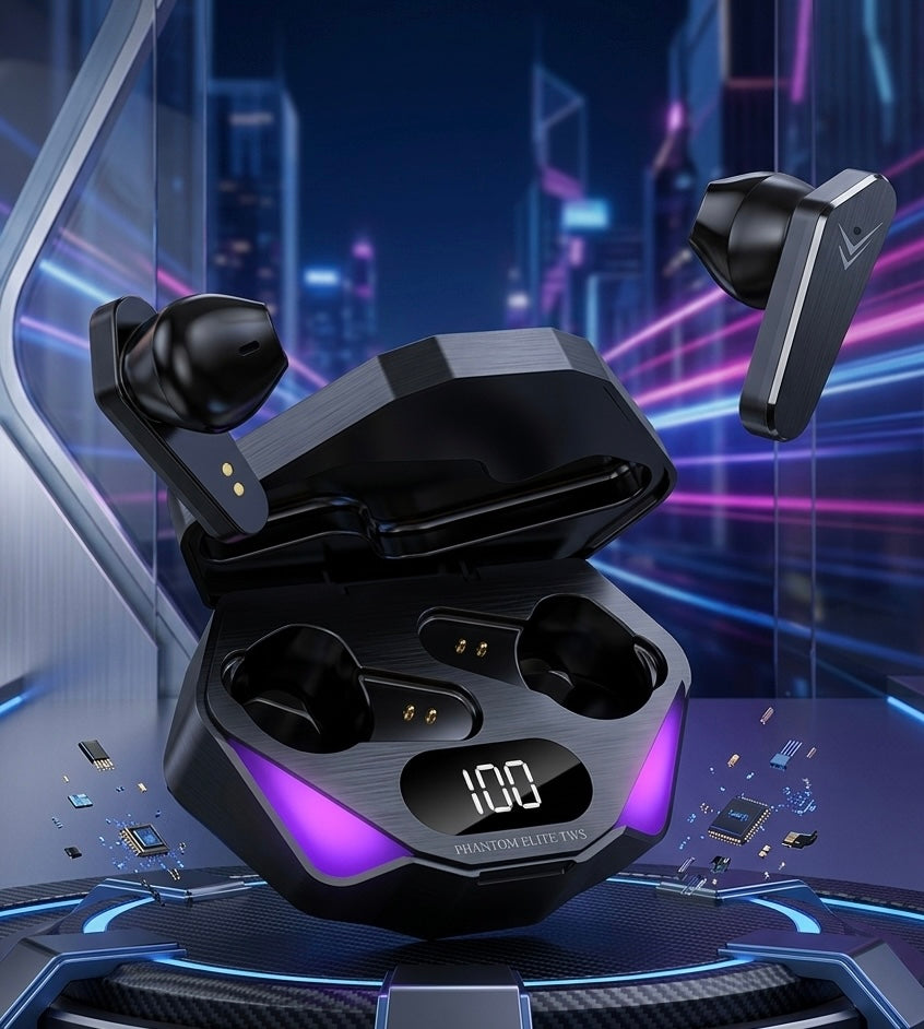 X15 Phantom Elite – Premium Wireless Gaming Earbuds
