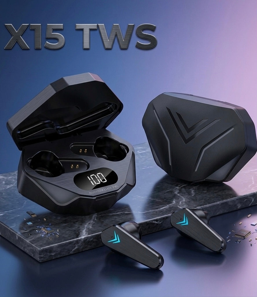 X15 Phantom Elite – Premium Wireless Gaming Earbuds